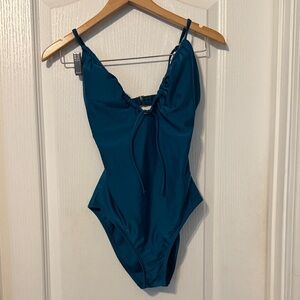 Shade & Shore Deep Blue One Piece Swimsuit